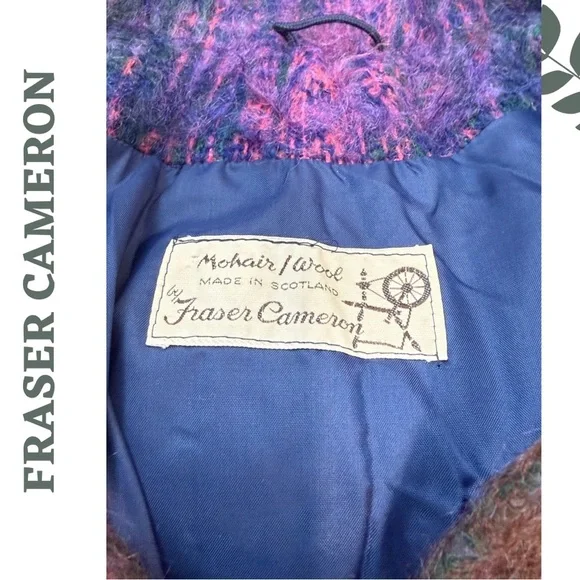 Vintage Scottish Mohair Wool Coat | Cape Fraser Cameron - Picture 7 of 7